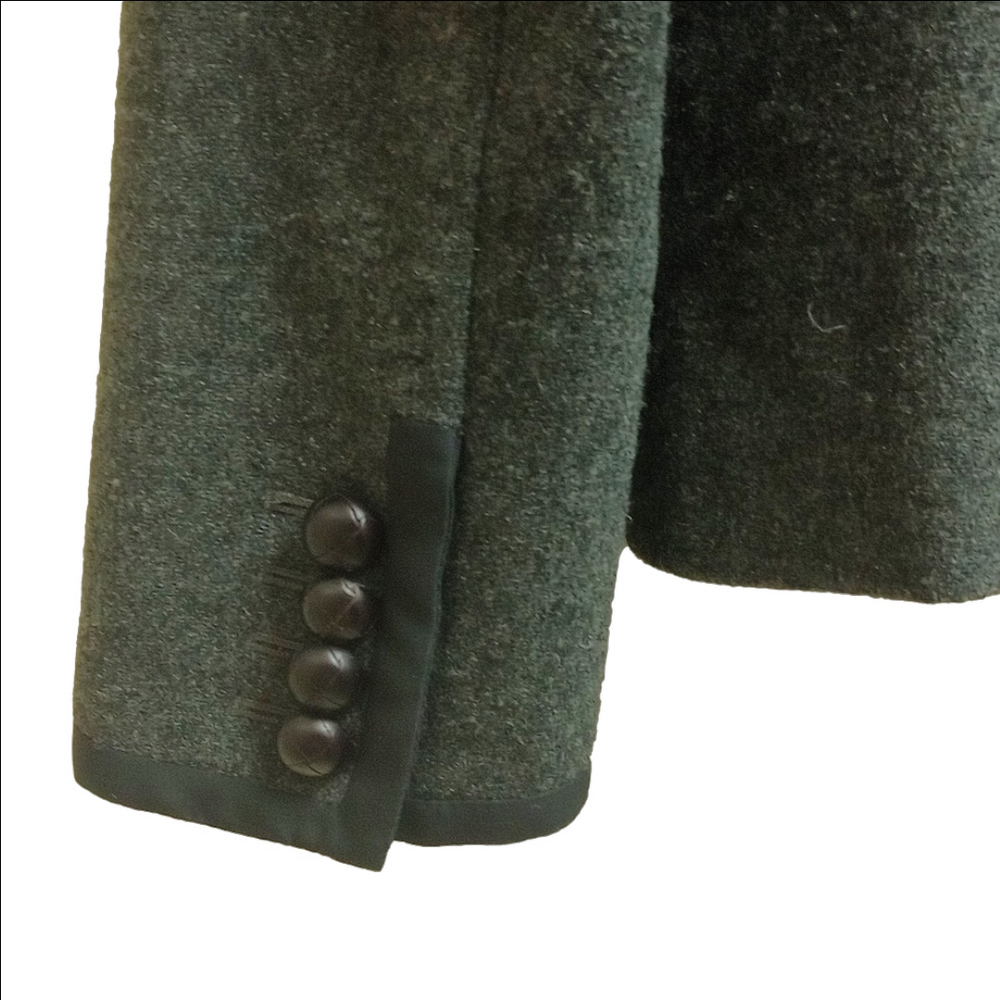 J.CREW DARK CHARCOAL PREPPY SCHOOLBOY WOOL BLAZER WITH BLACK TRIM - Picture 9 of 12